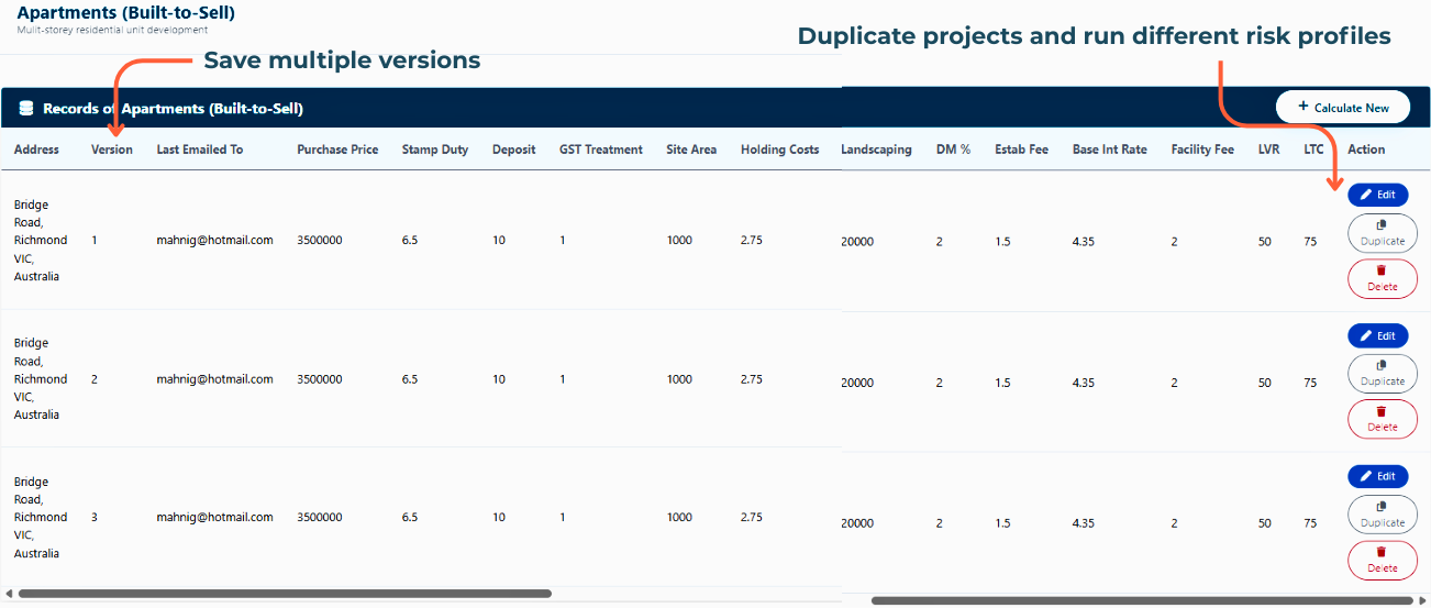 Risk & Sensitivity Analysis