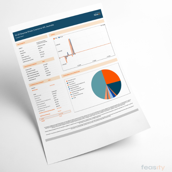 Aprao Development Appraisal Software Interface